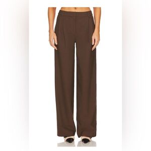 Camila Coelho Xenia Pant - Chocolate Brown Women's Pantsuit